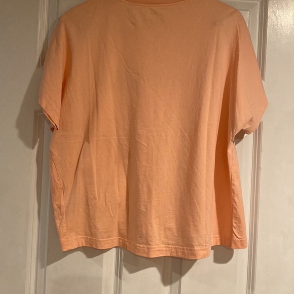 Adidas salmon colored crop tee - Picture 5 of 5